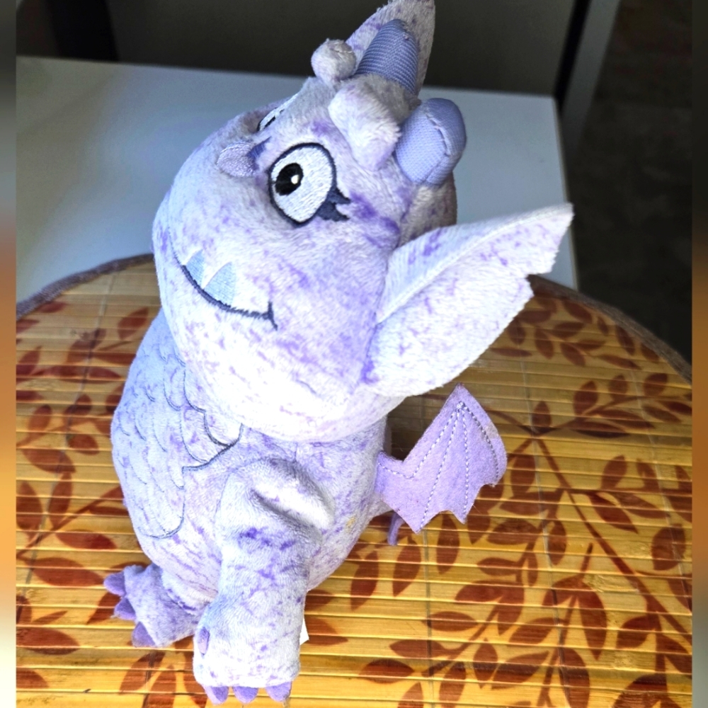 Gregorina the Purple Stone Gargoyle - Disney Jr Vampirina Plush - Picture 2 of 5